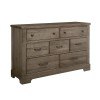 Cool Rustic Dresser (Stone Grey)