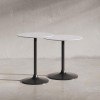 Camille 2-Piece Nesting Table Set (Gunmetal)