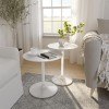 Camille 2-Piece Nesting Table Set (White)