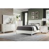 Cotterill Sleigh Bedroom Set (White)