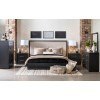 Westwood Upholstered Bedroom Set (Charred Oak)