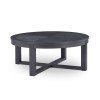 Westwood Round Cocktail Table (Charred Oak)