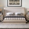 Westwood Upholstered Bed (Weathered Oak)