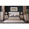 Westwood Upholstered Bedroom Set (Weathered Oak)