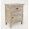Artisans Craft Accent Table (Washed Grey)