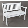 Artisans Craft Storage Bench (Weathered White)