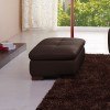 625 Leather Ottoman (Brown)