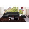 625 Leather Sectional Set (Black)