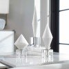 Alize White Stone Sculptures (Set of 3)