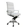 Plush High Back Office Chair (White)