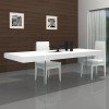 Cloud Dining Table (White High Gloss)