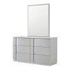 Palermo Grey Dresser and Mirror