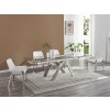 Premier Dining Room Set w/ Miami White Chairs