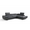 Rimini Right Chaise Sectional (Dark Grey)