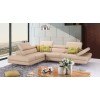 A761 Leather Left Chaise Sectional (Peanut)