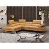 A761 Leather Left Chaise Sectional (Freesia)