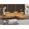 A761 Leather Right Chaise Sectional (Freesia)