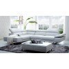 1717 Leather Left Chaise Sectional