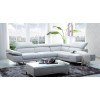1717 Leather Right Chaise Sectional
