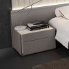 Porto Wall Platform Bed (Grey)