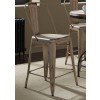 Vintage 24 Inch Bow Back Counter Chair (Vintage White) (Set of 2)