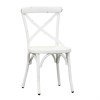 Vintage X Back Side Chair (Antique White) (Set of 2)