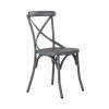Vintage X Back Side Chair (Set of 2) (Grey)