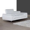 A973 Leather Loveseat (White)
