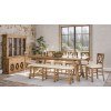 Telluride Trestle Counter Height Dining Set w/ Bench
