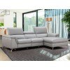 Seren Leather Right Chaise Sectional