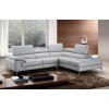 Olivia Premium Leather Right Chaise Sectional