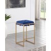 Nadia Blue Counter Height Stool (Set of 2)