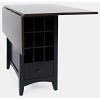 Asbury Park Counter Height Drop Leaf Table (Black)
