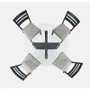 Altamonte Round Dining Room Set (Charcoal)