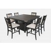 Altamonte Square Counter Height Dining Set w/ Upholstered Stools (Charcoal)
