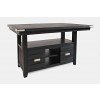 Altamonte Rectangular Adjustable Height Dining Table (Charcoal)
