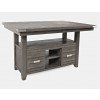 Altamonte Rectangular Adjustable Height Dining Table (Grey)