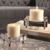 Claire Crystal Block Candleholders (Set of 2)