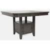 Manchester Square Adjustable Height Dining Table (Grey)