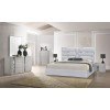 Palermo Grey Bedroom Set w/ Da Vinci Silver Grey Bed