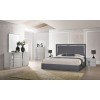 Palermo Grey Bedroom Set w/ Monet Charcoal Bed