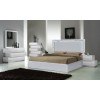 Milan White Bedroom Set w/ Monet Silver Grey Bed