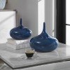 Zayan Blue Vases (Set of 2)