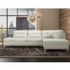 Leonardo Right Chaise Sectional (Silver Grey)