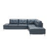 Leonardo Right Chaise Sectional (Blue)
