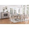 Sand Barrens Round Dining Room Set w/ Slat Back Chairs