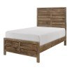 Mandan Youth Panel Bed (Weathered Pine)