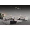 Picasso Power Reclining Living Room Set in Silver Grey