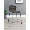 Brown and Sandy Black Counter Height Stool (Set of 2)