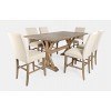Carlyle Crossing Counter Height Dining Room Set w/ Upholstered Stools